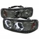 GMC Yukon 2000-2006 Smoked CCFL Halo Projector Headlights with LED