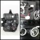 Ford F350 Super Duty 2008-2010 Black CCFL Halo Projector Headlights