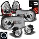 Chrysler 300C 2005-2007 Chrome Headlights DRL and LED Tail Lights and Halo Fog Lights