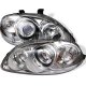 Honda Civic 1996-1998 Clear Halo Projector Headlights