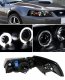 Ford Mustang 1999-2004 Black Dual Halo Projector Headlights