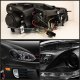 VW Golf GTI 2010-2012  Black Projector Headlights with LED Daytime Running Lights