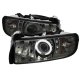 Dodge Ram 3500 1994-2001 Smoked CCFL Halo Projector Headlights with LED