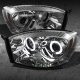 Dodge Ram 3500 2006-2009 Smoked CCFL Halo Projector Headlights with LED