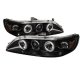 Honda Accord 1998-2002 Black Dual CCFL Halo Projector Headlights