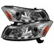 Honda Accord Sedan 2008-2012 Clear Projector Headlights with LED DRL