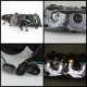 BMW 3 Series E46 Sedan 2002-2005 Clear U-Bar Halo Projector Headlights