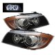 BMW 3 Series Sedan 2006-2008 Black CCFL Halo Projector Headlights