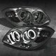 Pontiac G5 2007-2009 Smoked CCFL Halo Projector Headlights with LED