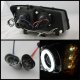 Chevy Avalanche 2003-2006 Smoked CCFL Halo Projector Headlights with LED