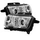 Chevy Camaro 2010-2012 Clear Halo Projector Headlights