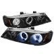 Honda Accord 1994-1997 Black Dual CCFL Halo Projector Headlights