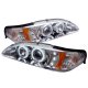 Ford Mustang 1994-1998 Clear Dual CCFL Halo Projector Headlights with LED