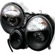 Mercedes Benz E Class 1996-1999 Black Projector Headlights