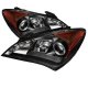 Hyundai Genesis 2010-2012 Black Halo Projector Headlights with LED