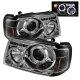 Ford Ranger 2001-2011 Clear Dual Halo Projector Headlights with LED