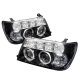 Toyota Land Cruiser 1998-2005 Black Dual Halo Projector Headlights with LED