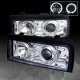 VW Corrado 1990-1995 Clear Dual Halo Projector Headlights