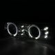 Chevy Tahoe 2000-2006 Smoked Halo Projector Headlights LED DRL