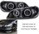 Infiniti I35 2002-2004 Black Projector Headlights with Halo