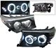 Toyota Land Cruiser 2008-2010 Black Projector Headlights CCFL Halo LED