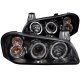 Nissan Maxima 2000-2001 Black Projector Headlights Halo