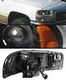 GMC Sierra 1999-2006 TYC Black Projector Headlights