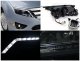 Ford Fusion 2010-2012 Smoked Projector Headlights LED DRL