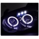 Subaru Impreza 2004-2005 Smoked Halo Projector Headlights with LED