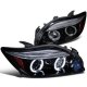 Scion tC 2005-2007 Smoked Halo Projector Headlights with LED