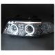 Audi A4 1996-1999 Clear Halo Projector Headlights with LED