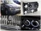 Jeep Grand Cherokee 1993-1996 Clear Dual Halo Projector Headlights