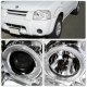 Nissan Frontier 2001-2004 Clear Dual Halo Projector Headlights with LED