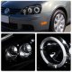 VW Golf 2006-2008 Smoked Halo Projector Headlights with LED