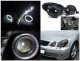 Lexus GS430 2001-2005 Black Projector Headlights Halo LED DRL