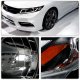 Honda Civic 2012-2013 Black Projector Headlights LED DRL Bar