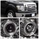 Ford F150 2009-2014 Clear Halo Projector Headlights with LED