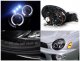 Subaru Impreza 2002-2003 Black Halo Projector Headlights with LED