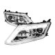 Ford Fusion 2010-2012 Chrome Projector Headlights LED DRL