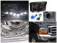 Ford F350 Super Duty 1999-2004 Chrome Projector Headlights LED DRL