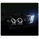 Honda Accord 1994-1997 Black Halo Projector Headlights with LED