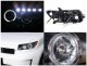 Scion xB 2008-2010 Black Halo Projector Headlights with LED