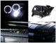 Ford Mustang 2010-2013 Smoked Projector Headlights with LED