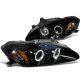 Honda S2000 2000-2003 Smoked Halo Projector Headlights with LED