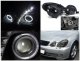 Lexus GS300 1998-2005 Black Projector Headlights Halo LED DRL
