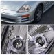 Mitsubishi Eclipse 2000-2005 Chrome Projector Headlights Halo LED DRL
