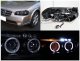 Nissan Maxima 2000-2001 Smoked Halo Projector Headlights with LED