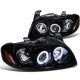 Nissan Sentra 2004-2006 Smoked Halo Projector Headlights