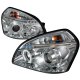 Hyundai Tucson 2005-2009 Clear Dual Halo Projector Headlights with LED