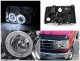 Ford F250 1992-1996 Clear Dual Halo Projector Headlights